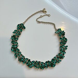 FLASH SALE 🔥 J Crew green emerald necklace